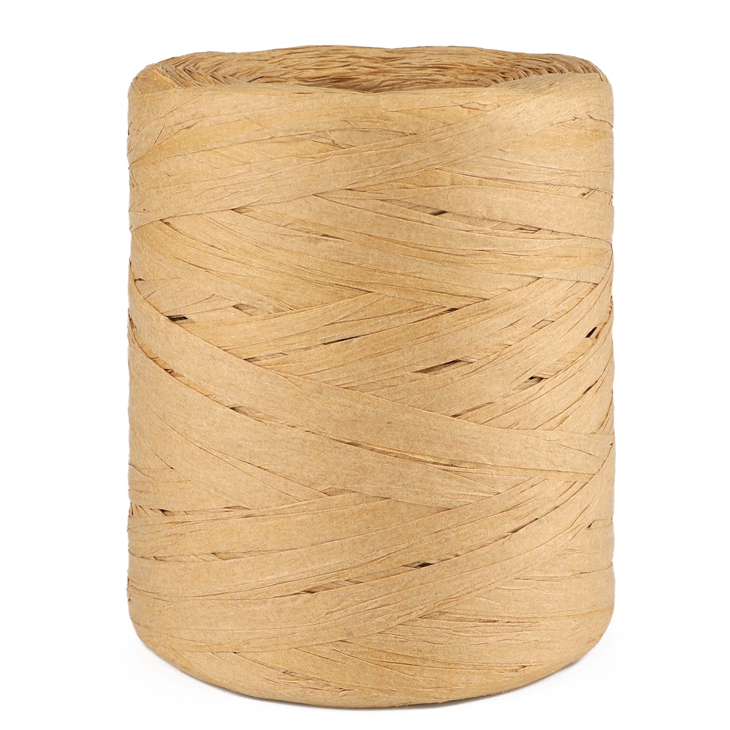 G2PLUS 218 Yards Raffia Paper Craft Ribbon, 1/4 Inch Wide Raffia Ribbon for Gift Wrapping, Brown Raffia Packing Twine String for DIY Arts&Crafts, Crochet Supplies, Christmas Holiday Decoration