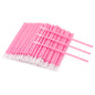 G2PLUS Micro Brush, 200pcs Disposable Micro Applicator, Microswabs for Eyelash Extensions, Micro Applicator Brush Cleaning Tool for Lashes, Dental, Nails, Eyeliner and Personal Care (Pink)