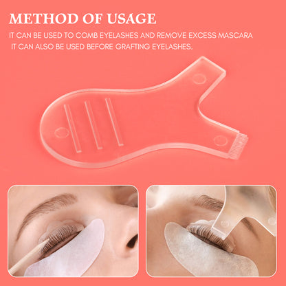 G2PLUS 20PCS Eyelash Extension Lift Tools, Y Lash Lift Tool Grafting Eyelash Lift Brush Eyelash Separator for Eyelash Extension（Transparent）