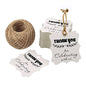 Thank You for Celebrating with Us,Original Design 100PCS Kraft Paper Tag Gifts Papers Wedding Favor Gift Tags with 100 Feet Jute Twine - G2plus