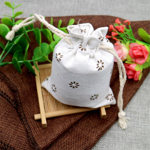 15Pcs Small Jewelry Pouches Cotton Gift Bags Wedding Favors Dra