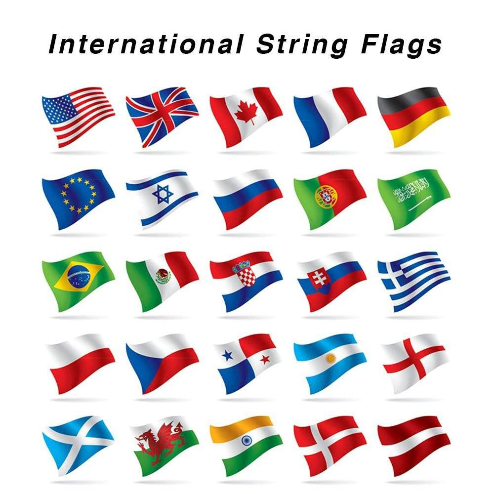 International Flags, G2PLUS 164 Feet 8.2'' x 5.5'' World Flags, 200 Countries Olympic Flags Pennant Banner for Bar, Party Decorations, Sports Clubs, Grand Opening, Festival Events Celebration - G2plus